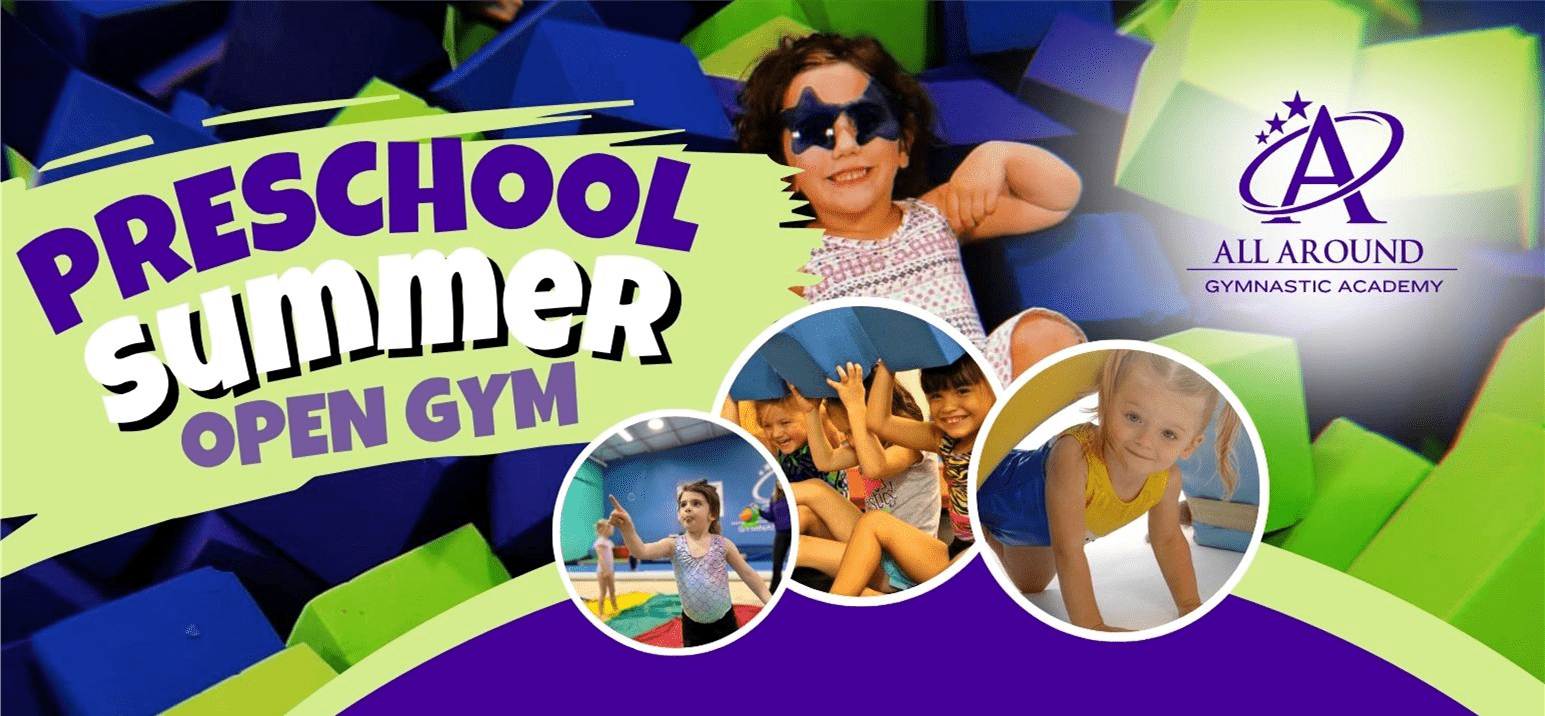  Summer 2026 Weekly Preschool Open Gym (ages 8 and under)
